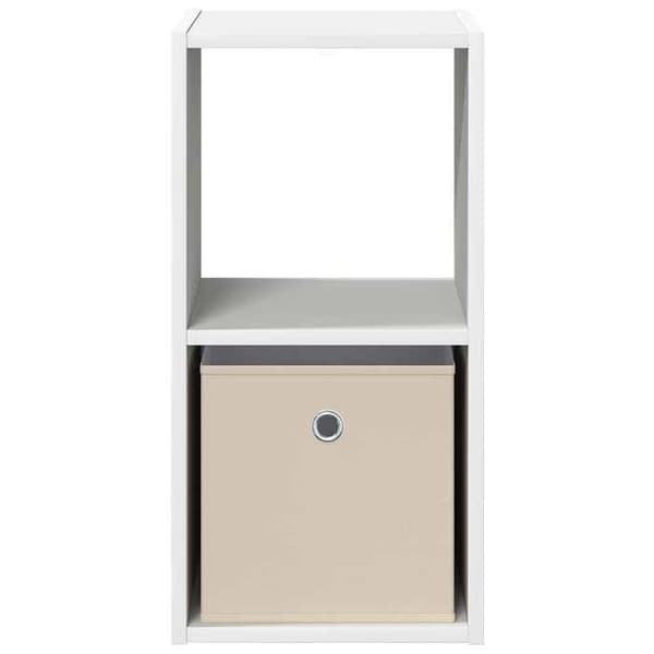 Maison Exclusive - Natbord 2 stk Hvid 30,5 x 27 x 59,5 cm