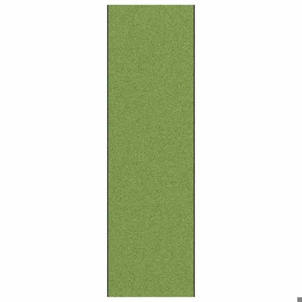 Maison Exclusive - Indgangsmatte Grøn og Sort 120 x 400 cm 100% Polyamid