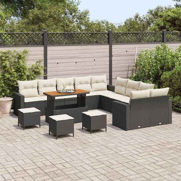 Maison Exclusive - Trädgårdsoffenset 18 delar 11-sits