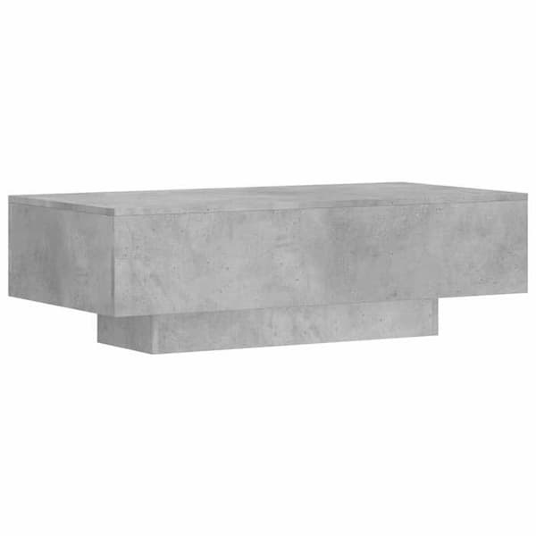 Bord - EKSKLUSIV HUS - 100 x 49,5 x 31 cm - Beton grå - Ingeniørtræ - Rektangulær Betonggrå