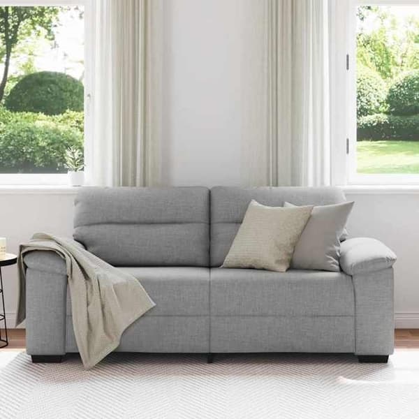 Maison Exclusive - Sofa 2 pladser Grå sky 180x81x84 cm stof
