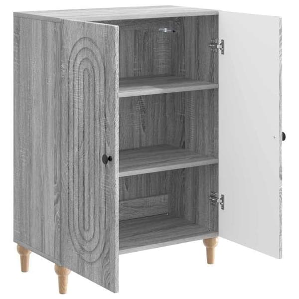 Maison Exclusive - Buffet Sonoma grå 66 x 34,5 x 90 cm Ingeniørtræ grå (Sonoma grå)
