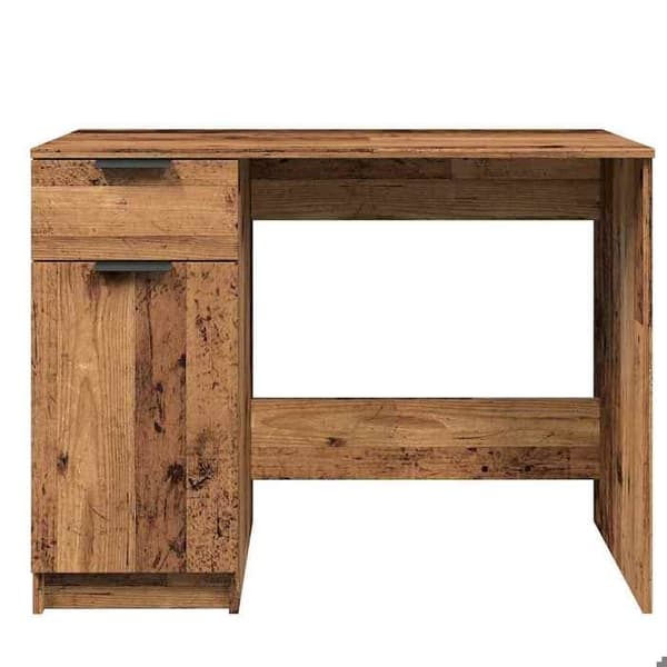 Maison Exclusive - Vanha puutoimisto 100x50x75 cm insinööripuusta
