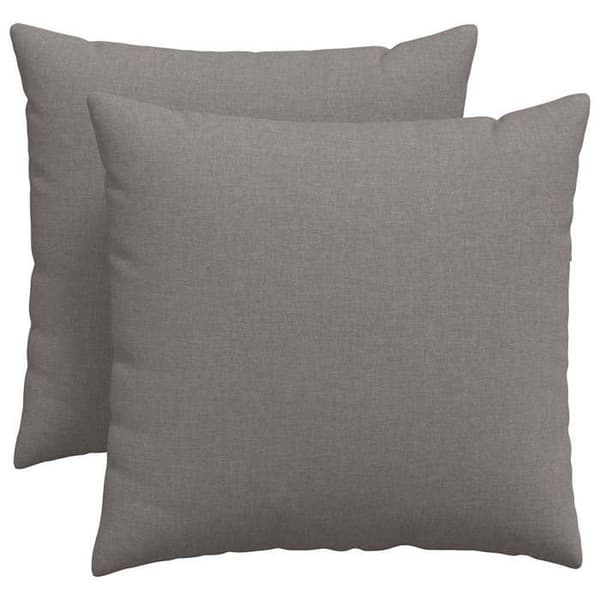 Maison Exclusive - Soffkuddar 2 st tyg Taupe 50 x 50 cm Mol