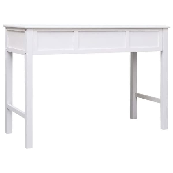 Kontor - Eksklusivt Hus - Hvid - 110 x 45 x 76 cm - 2 skuffer Vit