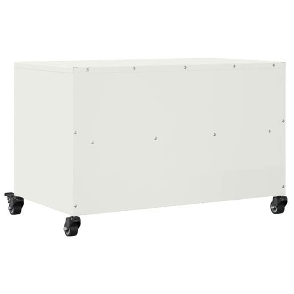 Maison Exclusive - Hvid TV-møbel 68x39x43,5 cm stål Vit