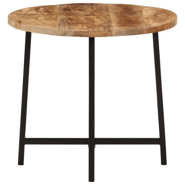 Maison Exclusive - Låg bord 45x45x40 cm av solid mangoträ och järn
