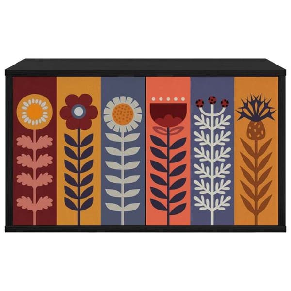 Maison Exclusive - Väggmonterad TV-möbel ESSEN 69 x 33 x 40 cm Svart ek