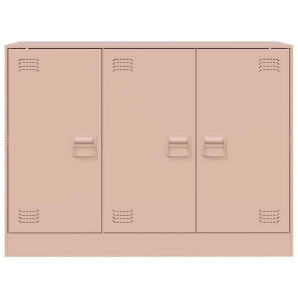 Maison Exclusive - Buffé rosa 99x39x73 cm stål