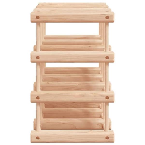 Maison Exclusive - Vinlåda för 12 flaskor 36x23x36 cm massiv furu