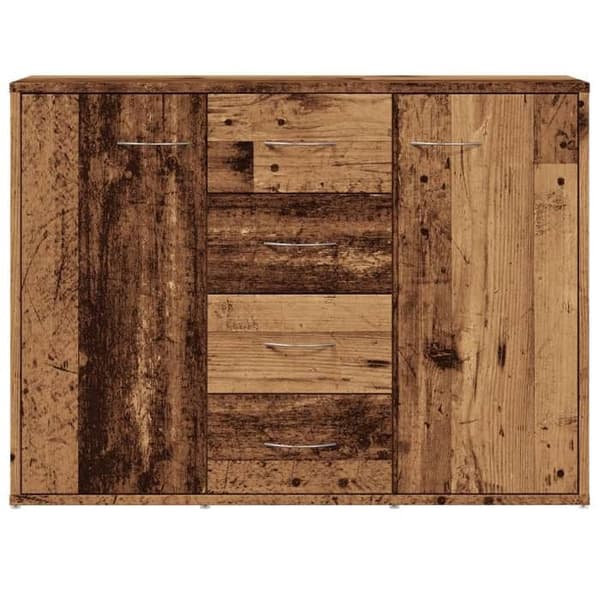 Maison Exclusive - Buffé gammalt trä 88x30x64 cm ingenjörsträ