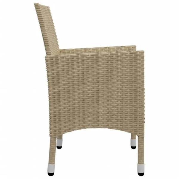 Maison Exclusive - Have spisebordssæt 5 stk Beige beige