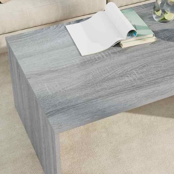 Bord - EKSKLUSIV HUS - Grå Sonoma - Ingeniørtræ - Rektangulær - 95x50x34 cm Gris Sonoma