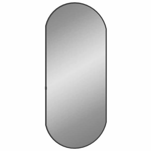 Maison Exclusive - Svart väggspegel 70x30 cm Oval