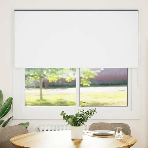 Maison Exclusive - Rullgardin med mörkläggande tygbredd 146,6 cm polyester