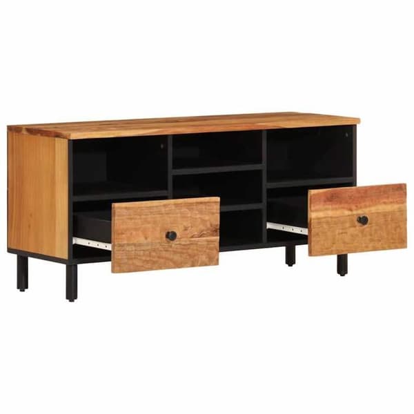 Maison Exclusive - TV-møbel 100x33x46 cm i solid akacietræ