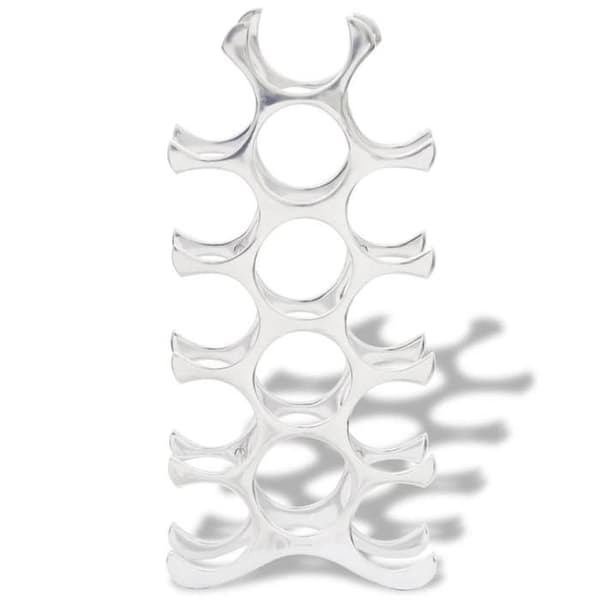 Maison Exclusive - 15 pullon viinikaappi Hopea Alumiini Silver