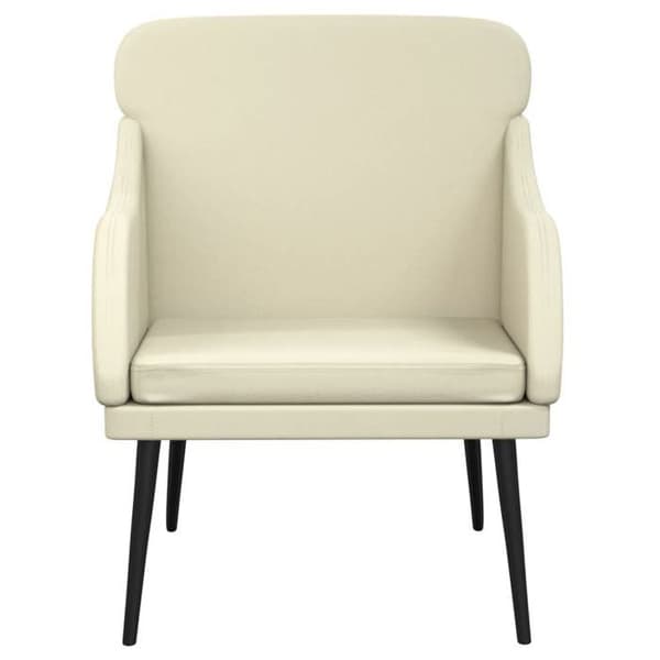 Maison Exclusive - Creme Stol 63x76x80 cm Simili-læder