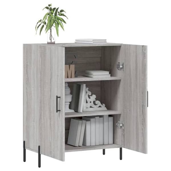 Maison Exclusive - Buffé Sonoma Grå 69,5x34x90 cm Ingenjörsträ