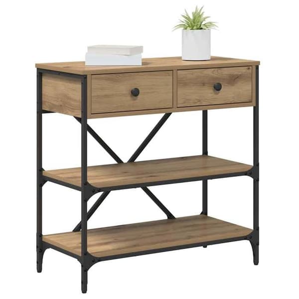 Maison Exclusive - Konsolbord Brun 75 x 34,5 x 75 cm trä brun