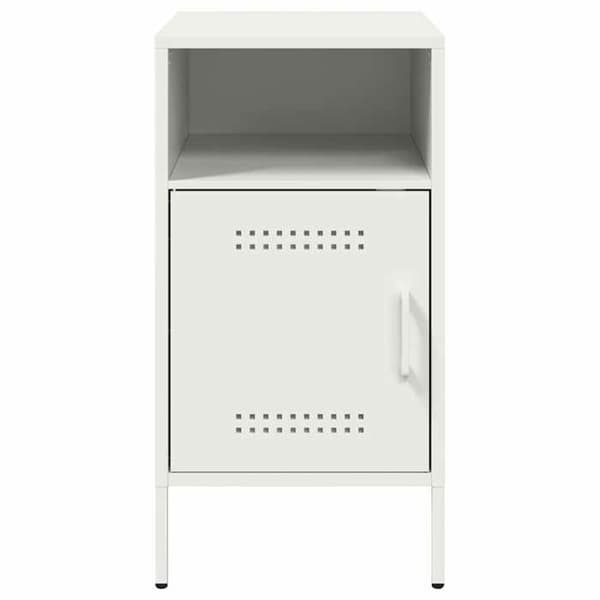 Maison Exclusive - Sängbord 2 st vit 36x39x68 cm stål