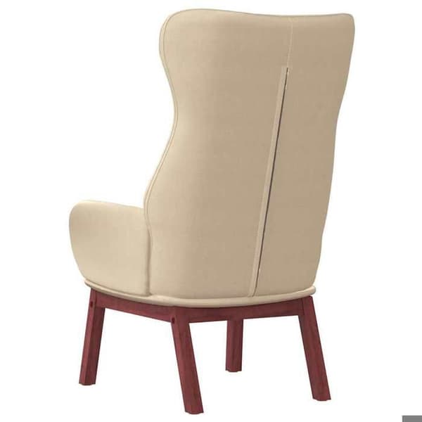 Maison Exclusive - Avkopplingsstol Creme Tyg Grädde