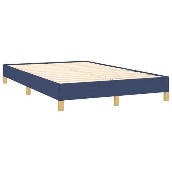 Maison Exclusive - Sängram utan madrass blå 120x190 cm tyg