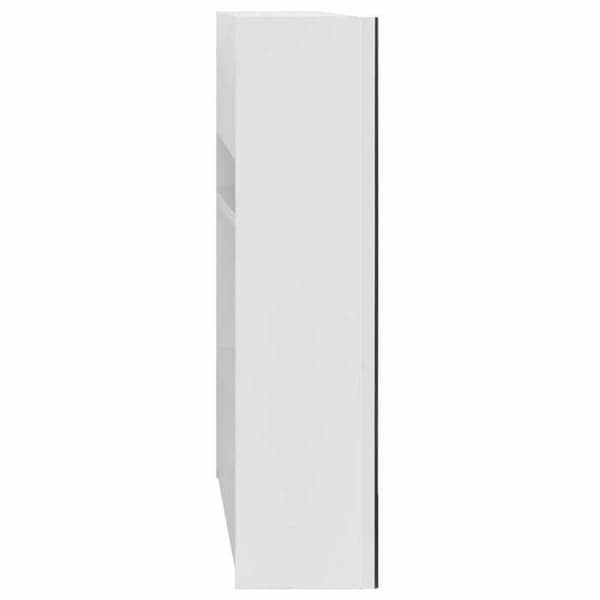 Maison Exclusive - Vit badrumsspegelgarderob 80x15x60 cm MDF