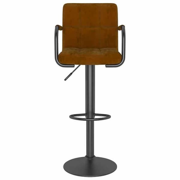 Maison Exclusive - Barstolar set om 2 brun sammet