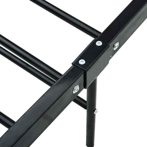 Sengestel - Exclusive House - Sort metal - 120x200 cm - Solid konstruktion Svart
