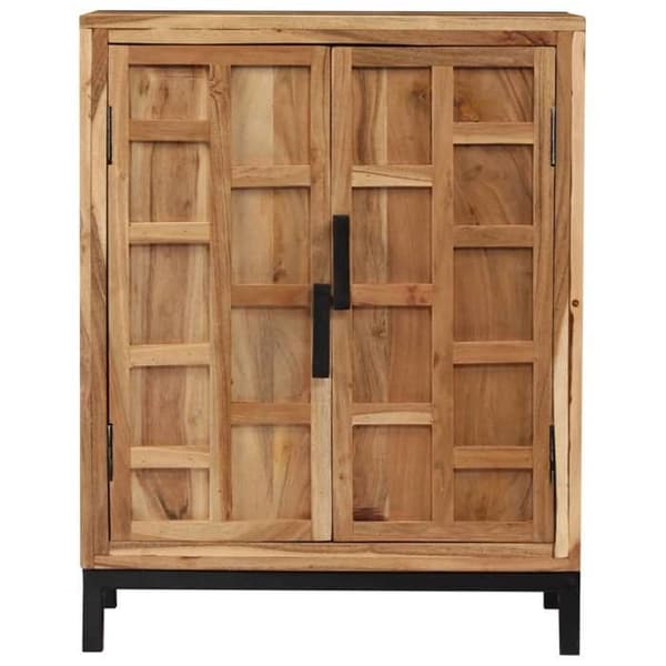Maison Exclusive - Buffet i solid akacietræ 60x35x76 cm Brun brun
