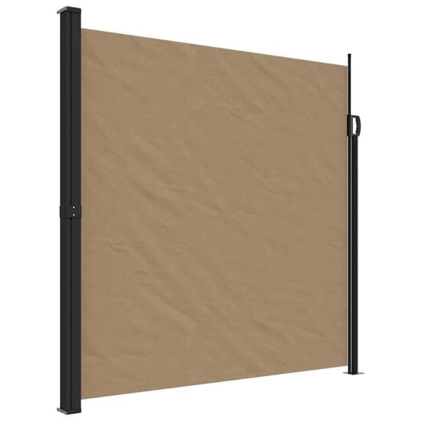 Maison Exclusive - Retractable side awning taupe 200x500 cm