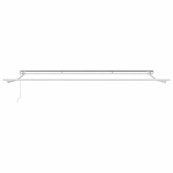 Maison Exclusive - Vit Markisram 450 × 350 cm Aluminium Matt vit