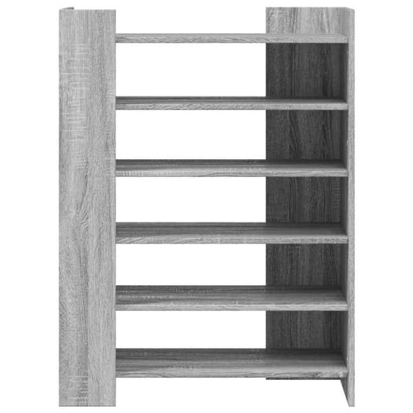 Maison Exclusive - Skoskab Sonoma grå 74,5x37,5x100 cm