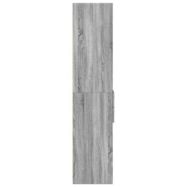 Maison Exclusive - Buffé hög sonoma grå 50x42,5x185 cm ingenjörsträ