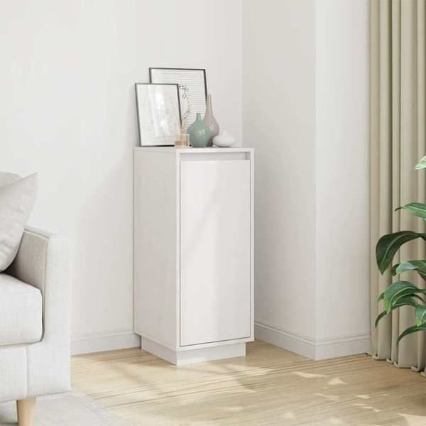 Maison Exclusive - Buffé Vit 31,5x34x75 cm Massivt furu