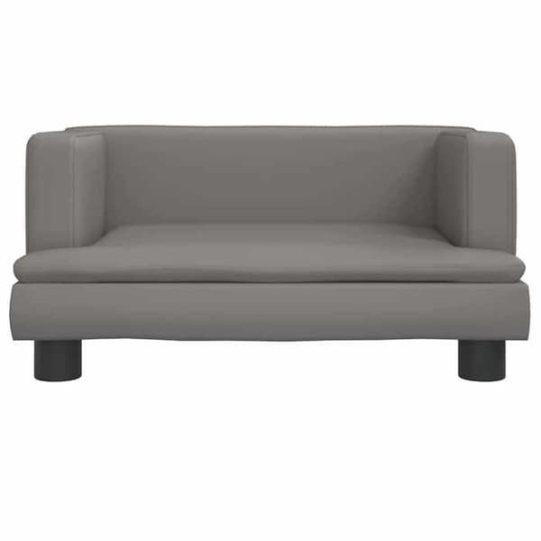 Maison Exclusive - Hundsäng grå 60x40x30 cm i konstläder grå