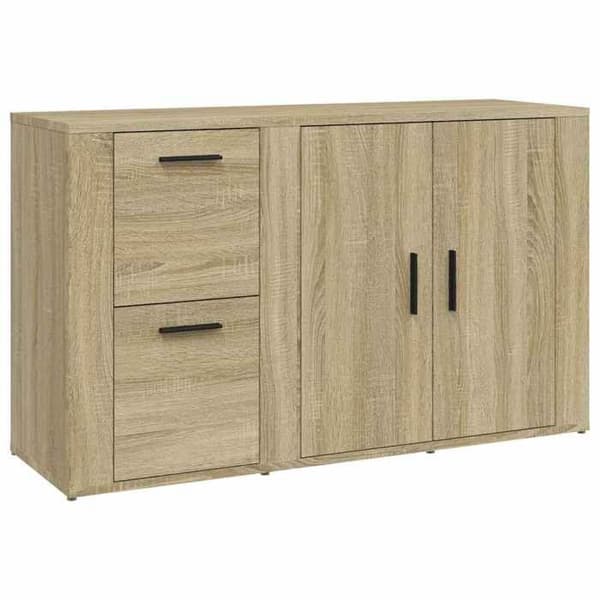 Maison Exclusive - Buffé Ek sonoma 100x33x59,5 cm Ingenjörsträ
