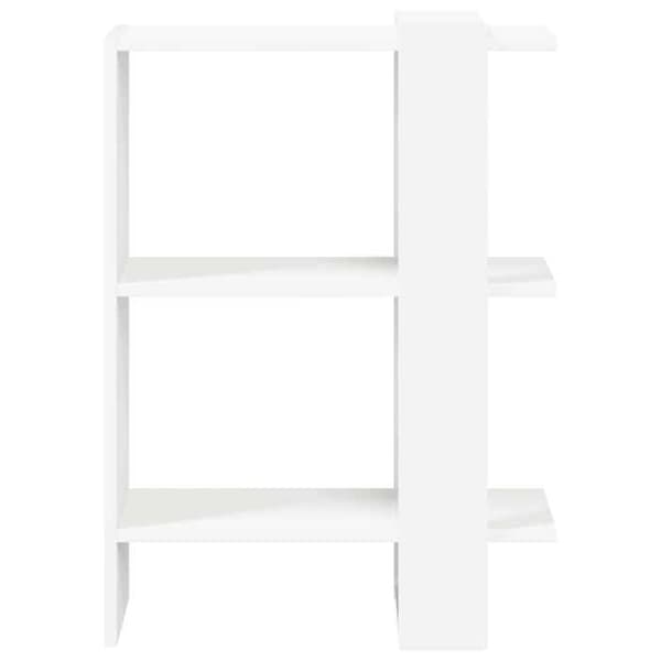 Maison Exclusive - Reol 2 niveauer 52 x 25 x 71,5 cm Ingeniørtræ Hvid