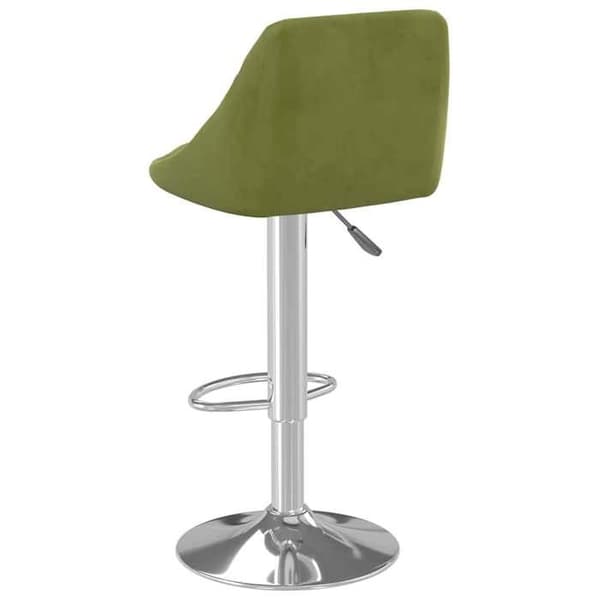 Maison Exclusive - Barstolar set om 2 ljusgrön sammet
