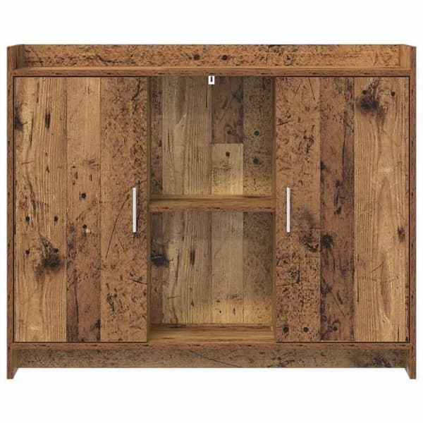Buffet - EKSKLUSIVT HUS - Gamle Træ - 98,5 x 33 x 80 cm - Ingeniørtræ - Moderne trælook