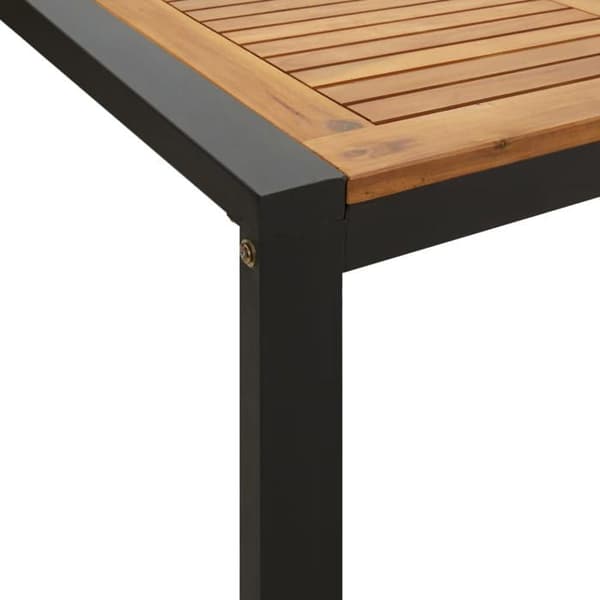 Maison Exclusive - Havebord med U-formede ben 200x90x75 cm akacietræ