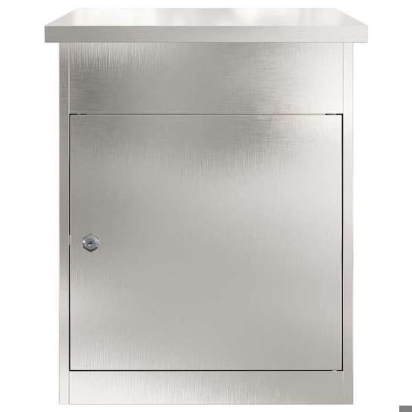 Maison Exclusive - Paketinsamlingslåda med förvaring Silver 47,5 x 38 x 59 cm Silver