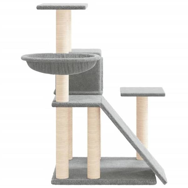 Maison Exclusive - Katte træ med sisal kløer Lys grå 82 cm ljusgrått