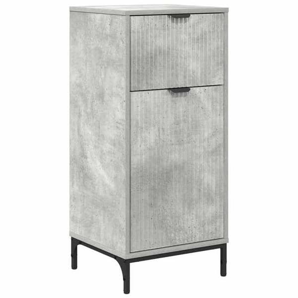 Maison Exclusive - Kylpyhuonekaappi Harmaa betoni 39,5 x 36 x 88 cm