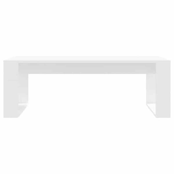 Maison Exclusive - Låg bord vit 102x50x35 cm ingenjörsträ Vit