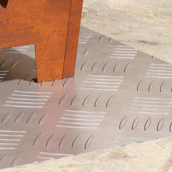 Maison Exclusive - Nez de marche 2 stk 60 x 40 cm Sølv Aluminium Rektangulær Silver