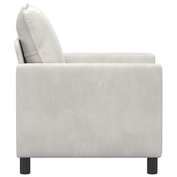 Maison Exclusive - Creme Velour Sofa