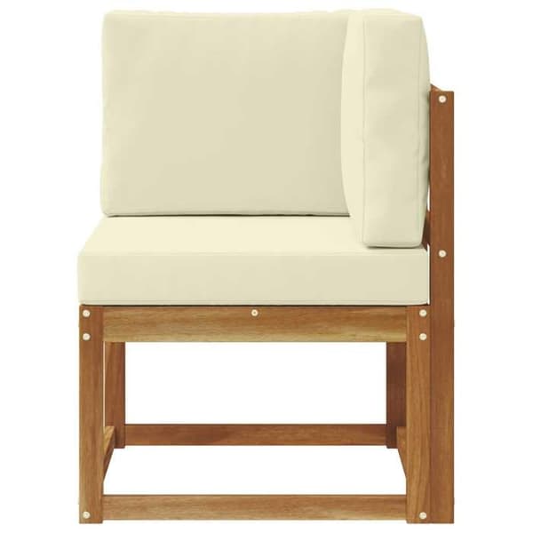 Maison Exclusive - U-formet udendørs sofa i massiv akacietræ