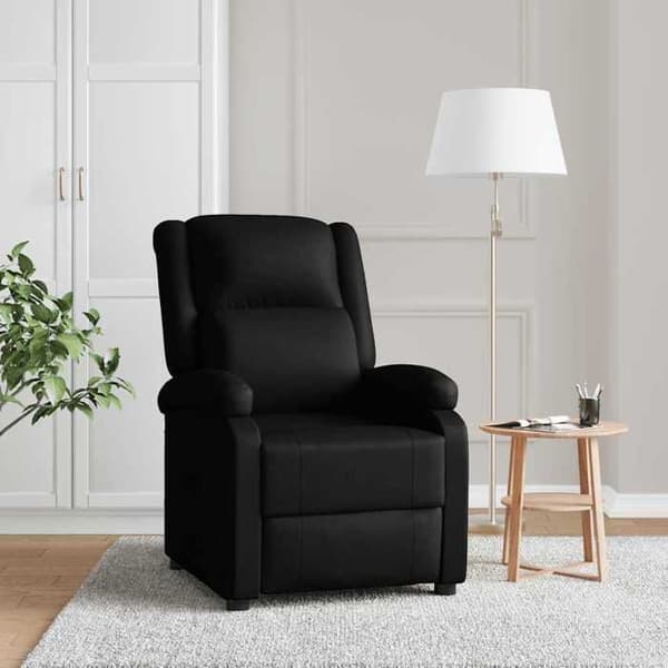 Maison Exclusive - Sort læderlook hvilestol